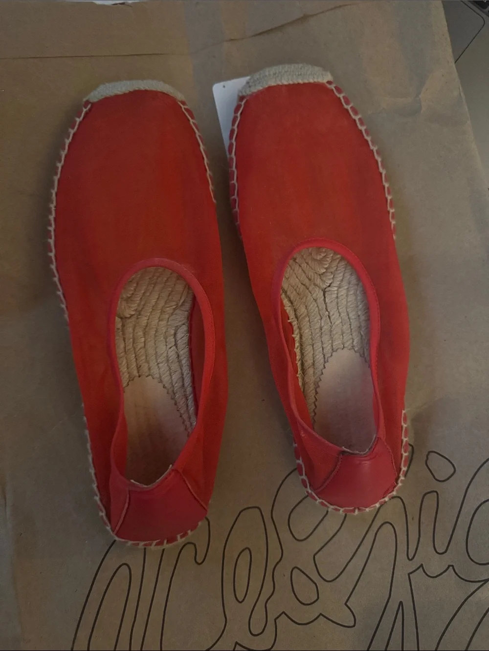 J crew made in Spain mesh espadrille flat 8